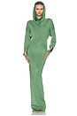 view 1 of 4 Emmalynn Cowl Shine Gown in Green