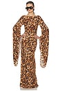 view 4 of 4 The Rosalind Dress in Leopard