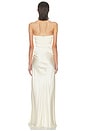 view 3 of 3 The Silk Faye Dress in Egg Shell