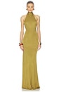 view 2 of 3 Novie Maxi Knit Dress in Burnished Gold