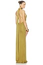 view 3 of 3 Novie Maxi Knit Dress in Burnished Gold