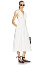 view 2 of 4 Fairweather Midi Dress in Stretch Cotton Sateen in Ivory