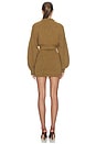view 3 of 3 Vilde Micro Mini Dress in Light Olive