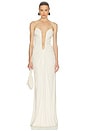 view 1 of 4 ROKSANNA ドレープドレス in Ivory