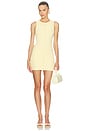 view 1 of 4 Freyja Knit Mini Dress in Butter Yellow