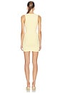 view 3 of 4 Freyja Knit Mini Dress in Butter Yellow