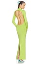 view 1 of 4 Chantria Open Back Dress in Lime