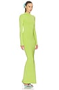 view 3 of 4 Chantria Open Back Dress in Lime