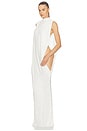 view 3 of 5 Katerina Jersey Gown in Ivory