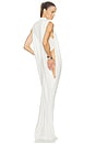 view 5 of 5 Katerina Jersey Gown in Ivory