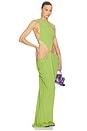 view 1 of 5 Margarite Jersey Gown in Parakeet