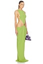 view 3 of 5 Margarite Jersey Gown in Parakeet