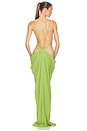 view 4 of 5 Margarite Jersey Gown in Parakeet