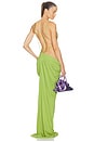 view 5 of 5 Margarite Jersey Gown in Parakeet