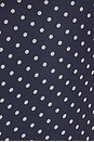 view 5 of 5 VESTIDO THE SABRINA in Navy & Ivory Dot