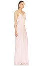 view 2 of 4 VESTIDO LARGO SHEER GEORGETTE in Peony Pink