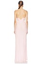 view 3 of 4 VESTIDO LARGO SHEER GEORGETTE in Peony Pink