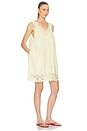 view 2 of 3 VESTIDO in Yellow With Yellow Lace