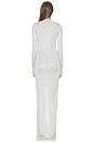 view 4 of 3 Monrow Plunge Knit Gown in Silver