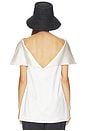 view 4 of 5 Folio Tunic in Double Face Satin in Ivory