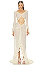 view 1 of 3 The Hilma Gown in Creme Beige
