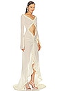 view 2 of 3 The Hilma Gown in Creme Beige