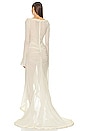 view 3 of 3 The Hilma Gown in Creme Beige