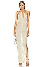 view 1 of 5 The Marta Gown in Pale Yellow