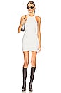 view 1 of 5 Heavy Rib Double Halter Dress in White