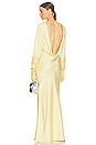 view 1 of 4 Angelica Backless Maxi Dress in Pale Yellow