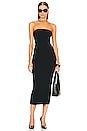 view 1 of 4 Organic Jersey Seamed Tube Dress in Black