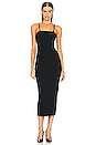 view 2 of 4 Organic Jersey Seamed Tube Dress in Black