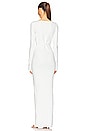 view 4 of 5 Niall Deep V Neck Dress in White