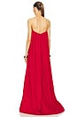 view 4 of 5 Crinkle Pleated Gown in Very Red