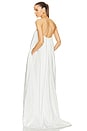 view 4 of 5 Crinkle Pleated Gown in White