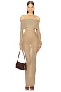 view 1 of 3 VESTIDO JUSTIN in Beige