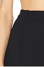 view 6 of 6 SHORT FLIRT THE HEAVY CREPE in Black