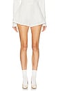 view 2 of 7 The Heavy Crepe Flirt Short in Ivory