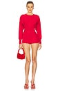 view 5 of 6 Elvira Shorts in Red