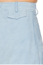 view 7 of 7 The Suede Micro Shorts in Faded Denim