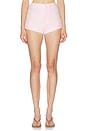 view 2 of 7 Washed Linen Micro Short in Classic Pink