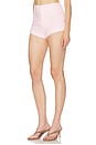 view 4 of 7 Washed Linen Micro Short in Classic Pink