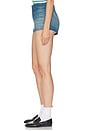 view 3 of 6 Denim Micro Short in Medium Blue