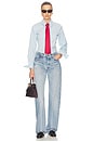 view 5 of 7 The 1990s Jean in Bright Blue