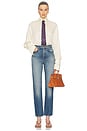 view 5 of 7 The 1950s Jean in Medium Blue
