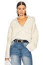 view 1 of 4 Hartley Collared Boucle Sweater in Ivory