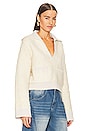 view 2 of 4 Hartley Collared Boucle Sweater in Ivory