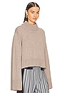 view 2 of 4 Pamelia Crew Neck Sweater in Taupe
