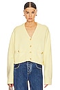 view 1 of 5 Dawes Cardigan in Pale Yellow