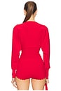 view 3 of 4 Elvira Cardigan in Red